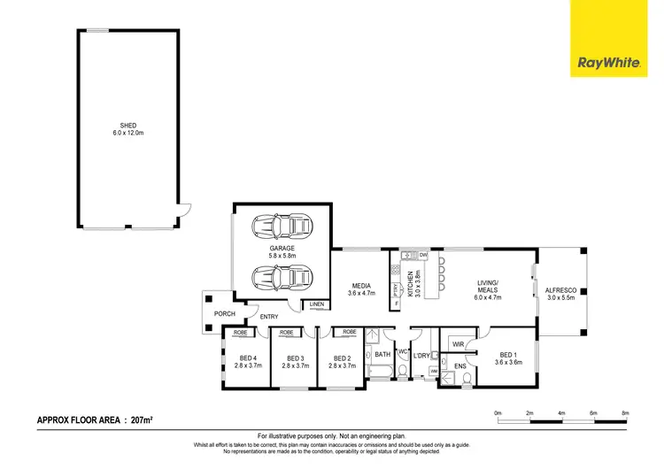 Floorplan of Homely house listing, 8 WALKER COURT, Hazeldean QLD 4515