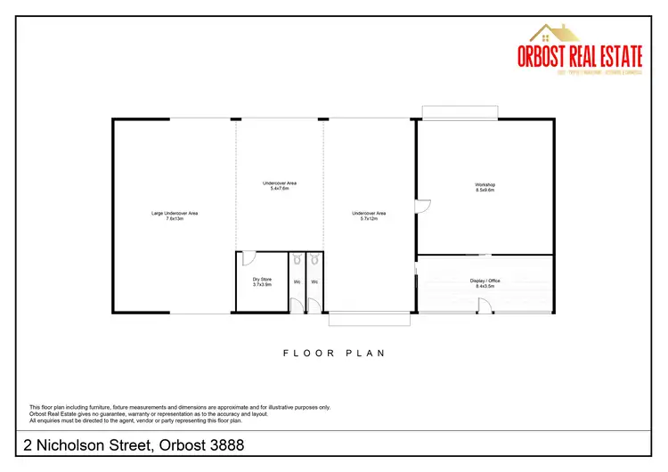 Floorplan of Homely other listing, 2 Nicholson Street, Orbost VIC 3888