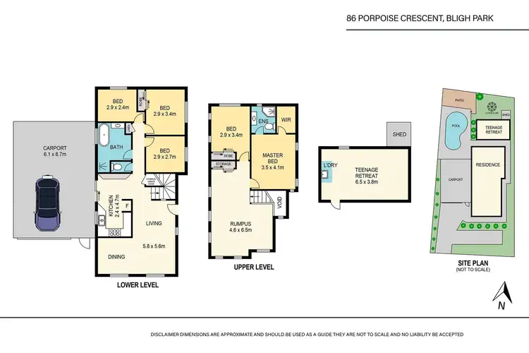 Floorplan of Homely house listing, 86 Porpoise Crescent, Bligh Park NSW 2756
