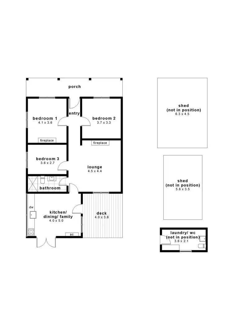 Floorplan of Homely house listing, 26 Jory Street, Creswick VIC 3363