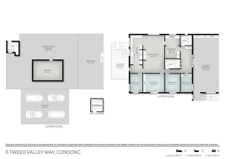 Floorplan of Homely house listing, 11 Tweed Valley Way, Condong NSW 2484