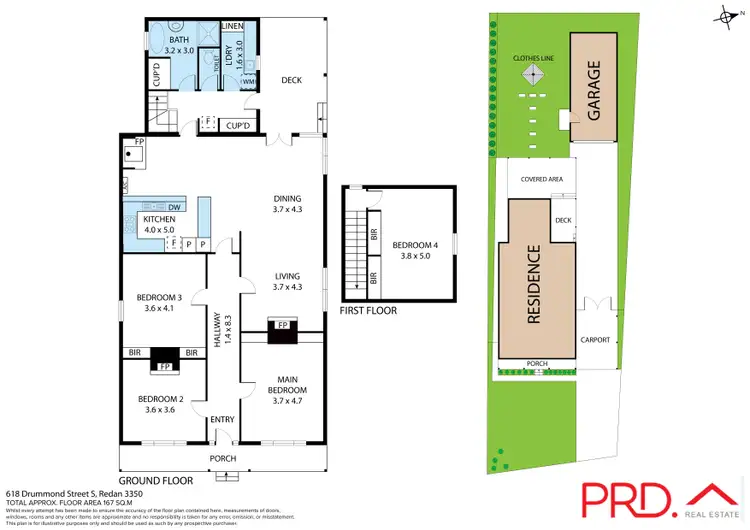 Floorplan of Homely house listing, 618 Drummond St Sth, Redan VIC 3350