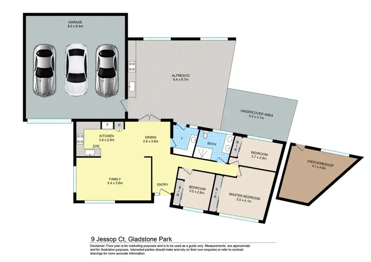 Floorplan of Homely house listing, 9 Jessop Court, Gladstone Park VIC 3043
