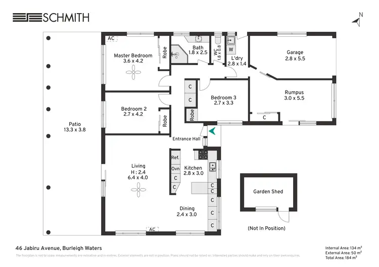 Floorplan of Homely house listing, 46 Jabiru Avenue, Burleigh Waters QLD 4220