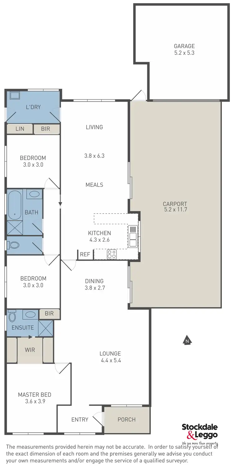 Floorplan of Homely house listing, 53 The Circuit, Gladstone Park VIC 3043