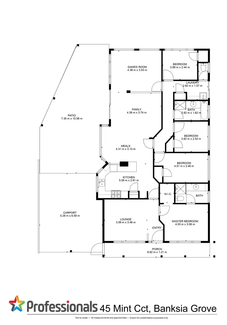 Floorplan of Homely house listing, 45 Mint Circuit, Banksia Grove WA 6031