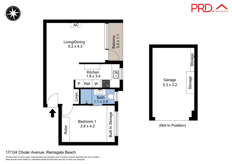 Floorplan of Homely unit listing, 17/124 Chuter Avenue, Ramsgate Beach NSW 2217