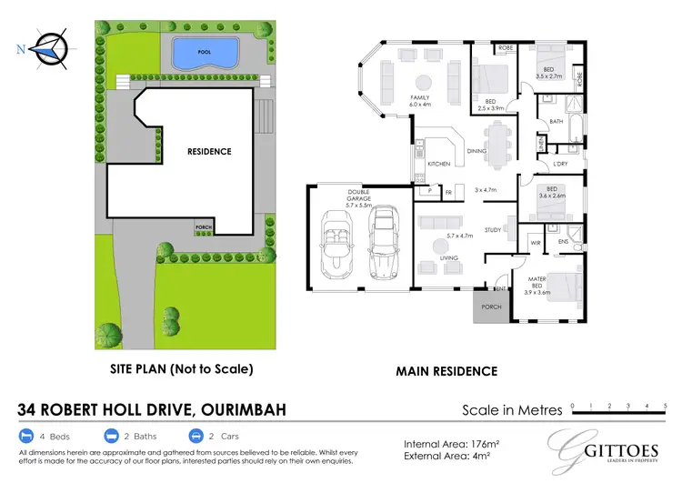 Floorplan of Homely house listing, 34 Robert Holl Drive, Ourimbah NSW 2258