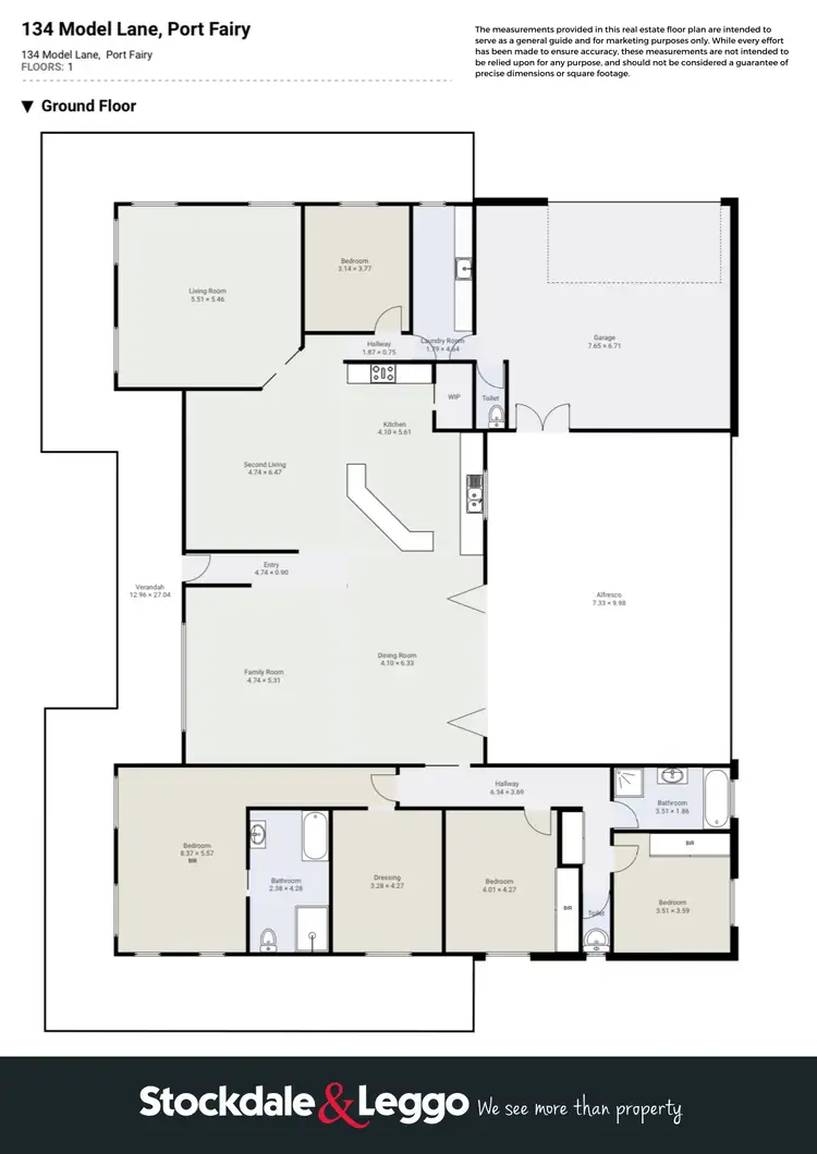 Floorplan of Homely house listing, 134 Model Lane, Port Fairy VIC 3284