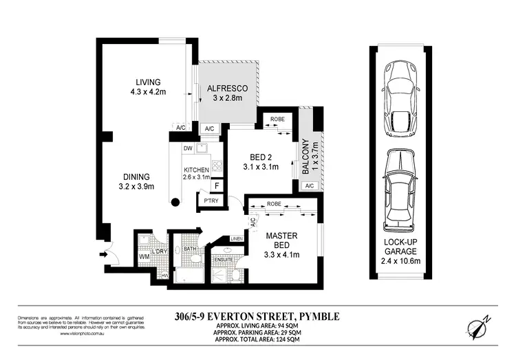 Floorplan of Homely apartment listing, 306/5-9 Everton Street, Pymble NSW 2073