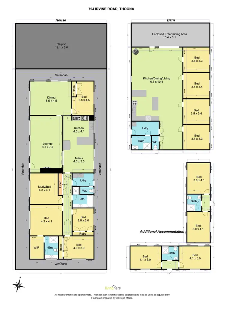 Floorplan of Homely rural property listing, 794 Irvine Road, Thoona via, Wangaratta VIC 3677