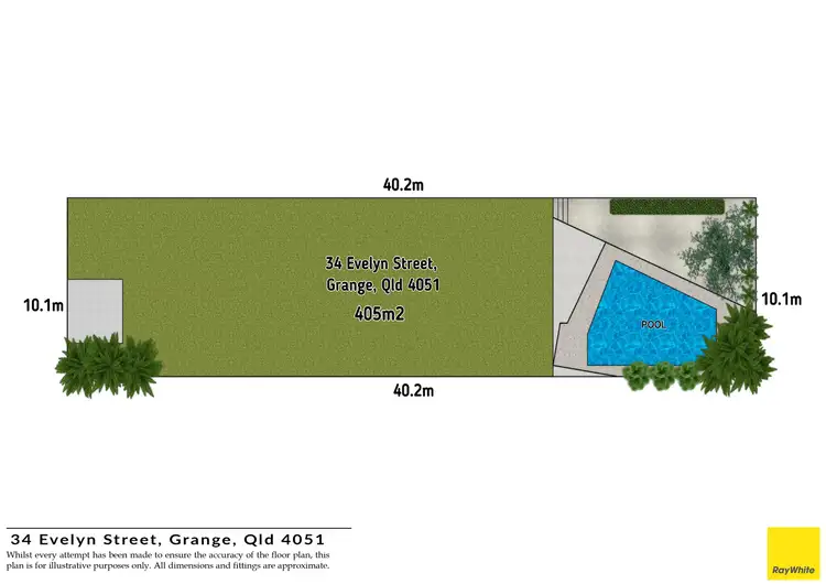 Floorplan of Homely land listing, 34 Evelyn Street, Grange QLD 4051