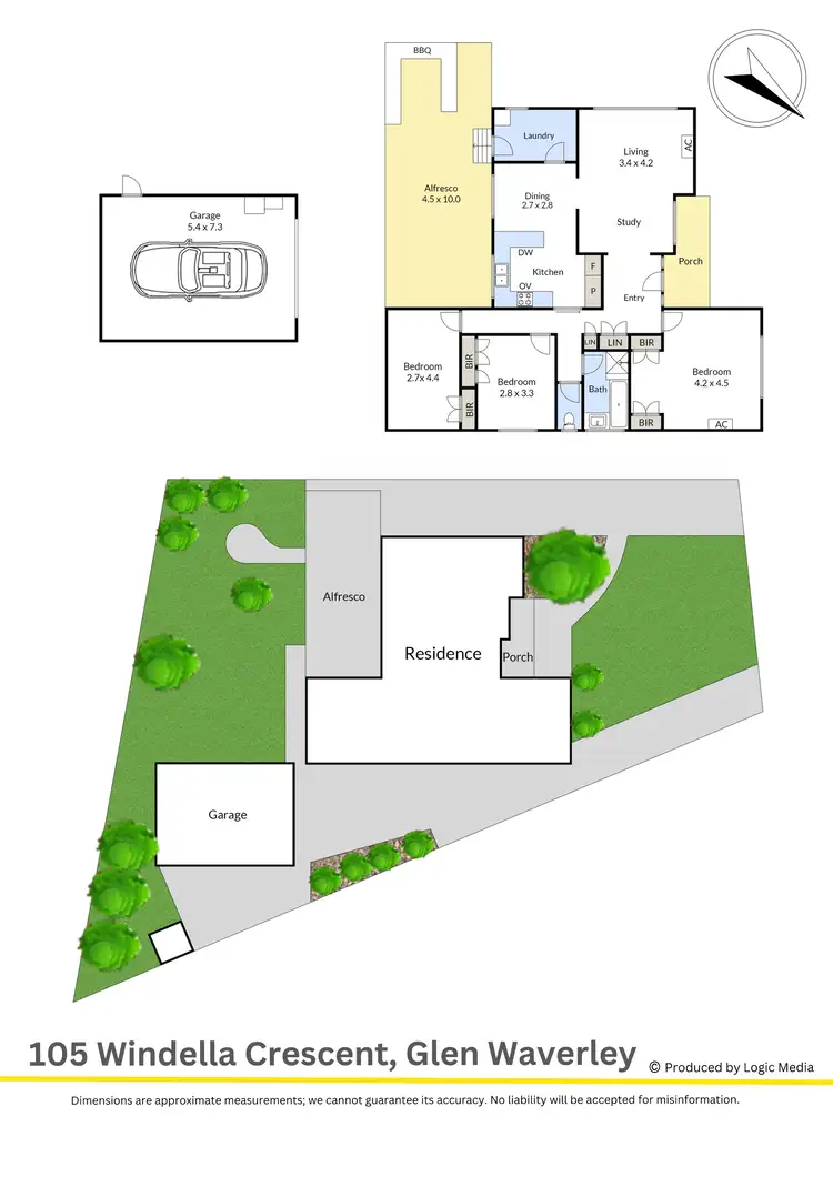 Floorplan of Homely house listing, 105 Windella Crescent, Glen Waverley VIC 3150