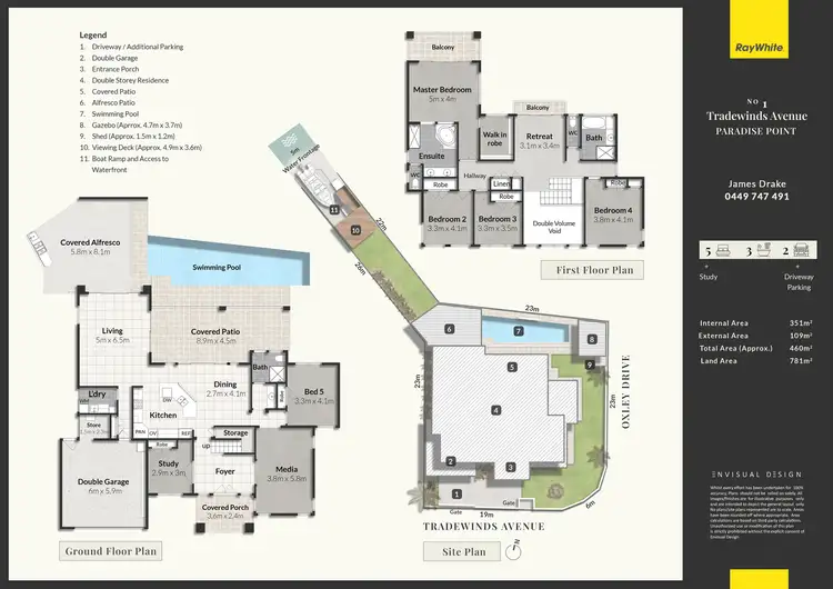 Floorplan of Homely house listing, 1 Tradewinds Avenue, Paradise Point QLD 4216