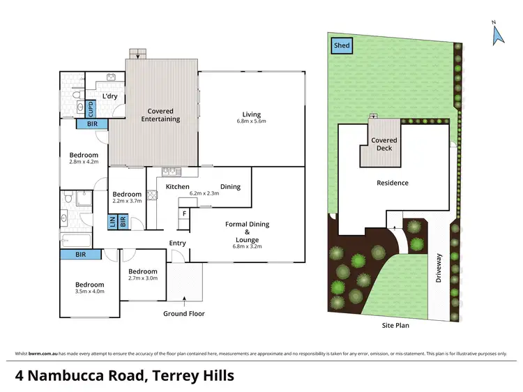 Floorplan of Homely house listing, 4 Nambucca Rd, Terrey Hills NSW 2084