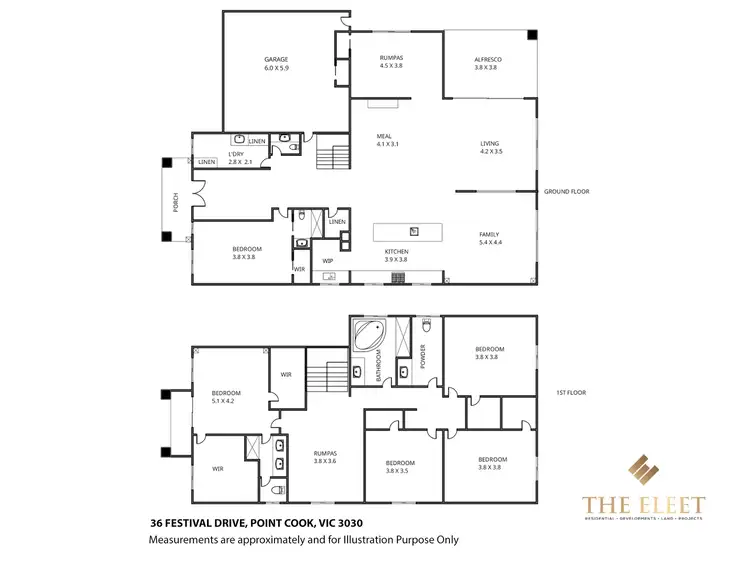 Floorplan of Homely house listing, 36 Festival Drive, Point Cook VIC 3030