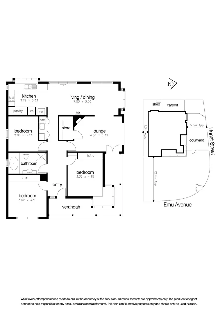 Floorplan of Homely house listing, 15 Emu Avenue, Altona VIC 3018