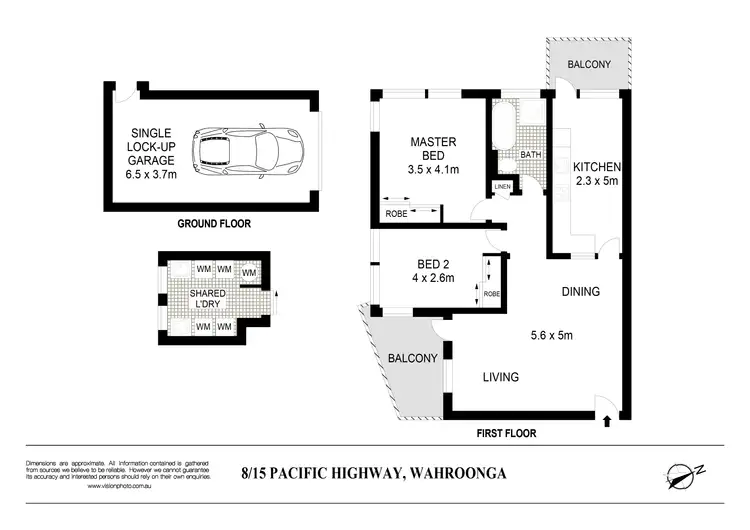 Floorplan of Homely apartment listing, 8/15 Pacific Highway, Wahroonga NSW 2076