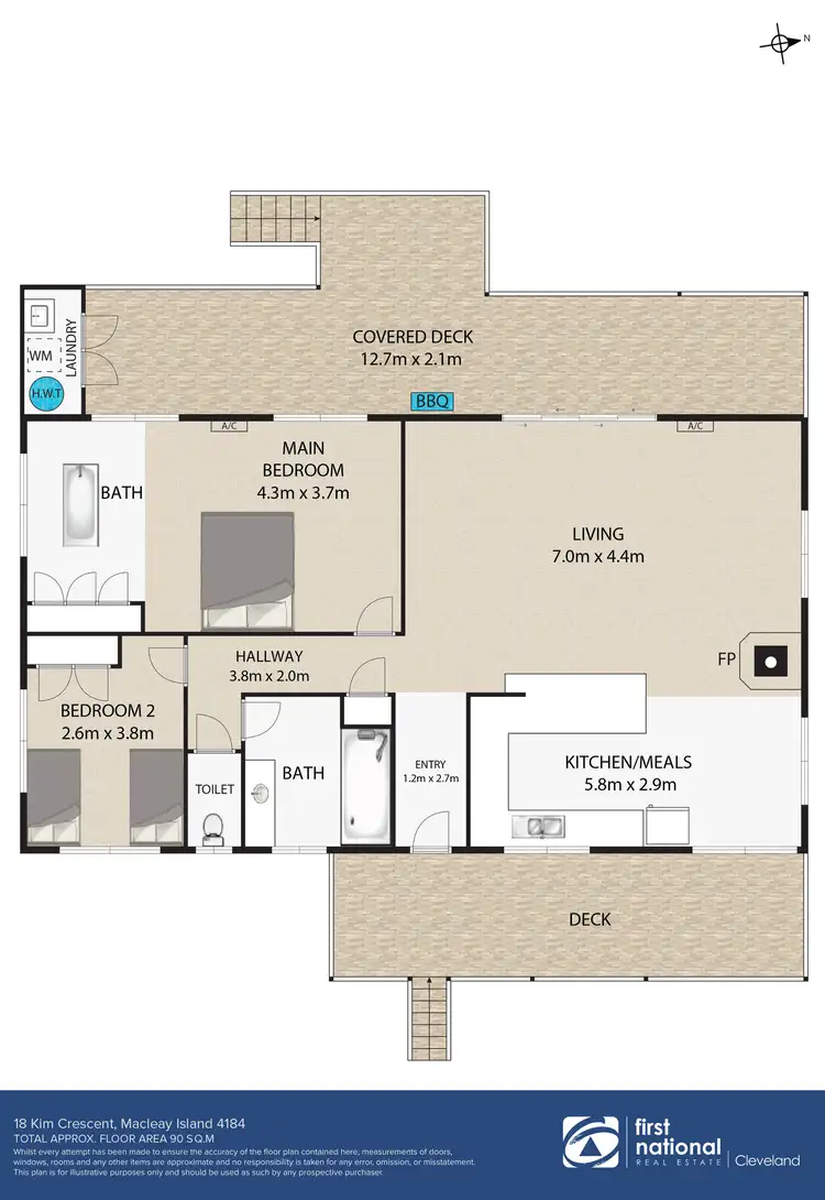 Floorplan of Homely house listing, 18 Kim Crescent, Macleay Island QLD 4184