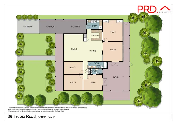 Floorplan of Homely house listing, 26 Tropic Road, Cannonvale QLD 4802
