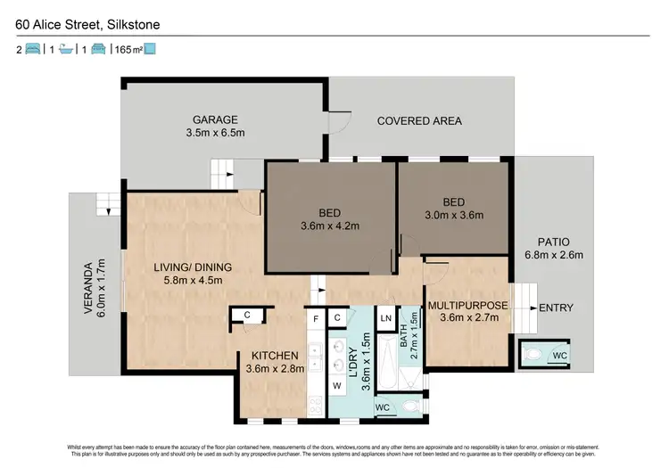 Floorplan of Homely house listing, 60 Alice Street, Silkstone QLD 4304