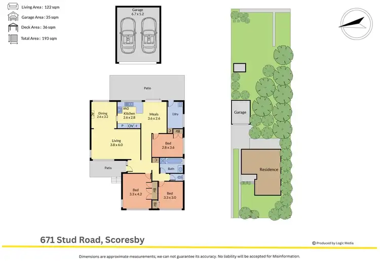 Floorplan of Homely house listing, 671 Stud Road, Scoresby VIC 3179