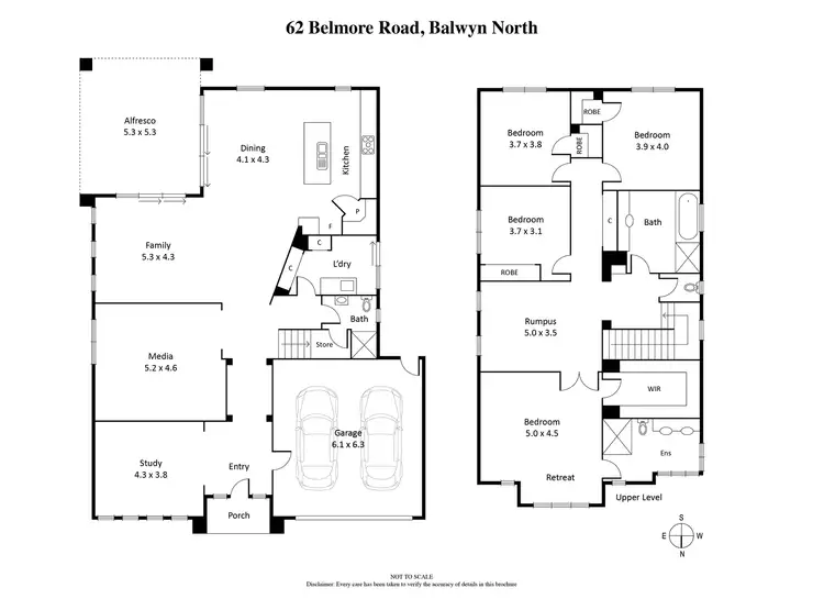 Floorplan of Homely house listing, 62 Belmore Road, Balwyn VIC 3103