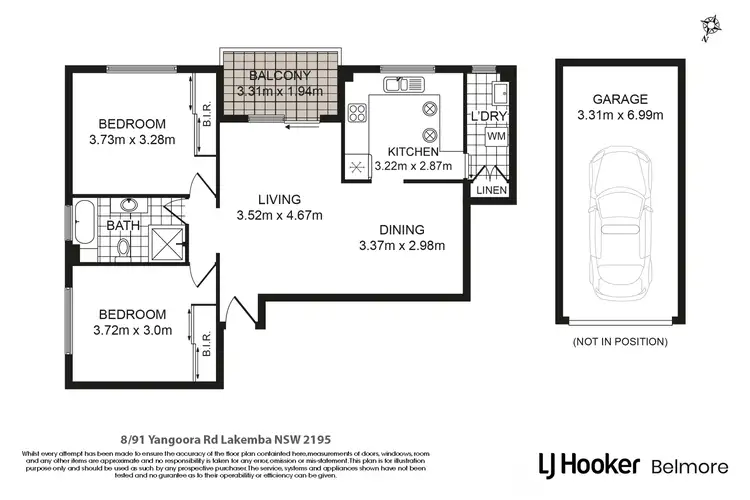 Floorplan of Homely apartment listing, 8/91 Yangoora Road, Lakemba NSW 2195