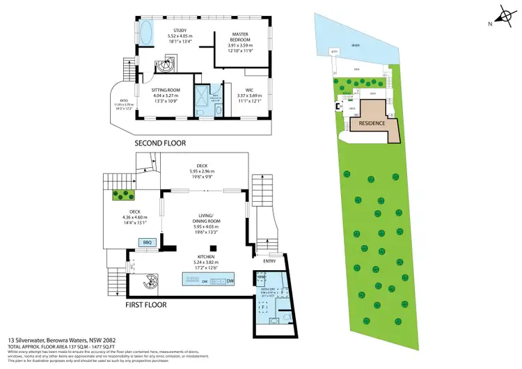 Floorplan of Homely house listing, 13 Silverwater Reach, Berowra Waters NSW 2082