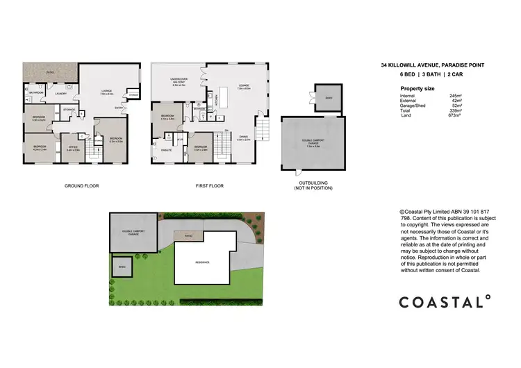 Floorplan of Homely house listing, 34 Killowill Avenue, Paradise Point QLD 4216