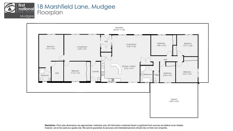 Floorplan of Homely house listing, 18 Marshfield Lane, Mudgee NSW 2850
