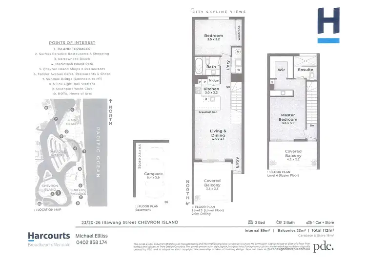 Floorplan of Homely unit listing, 23/20-26 Illawong Street, Chevron Island QLD 4217
