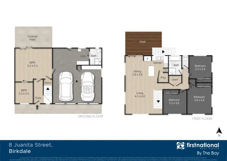 Floorplan of Homely house listing, 8 Juanita Street, Birkdale QLD 4159