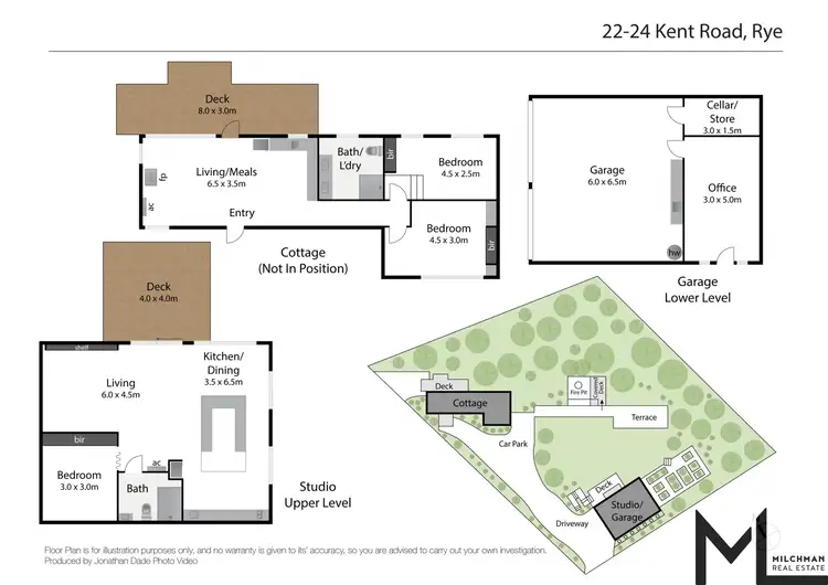 Floorplan of Homely house listing, 22-24 Kent Rd, Rye VIC 3941