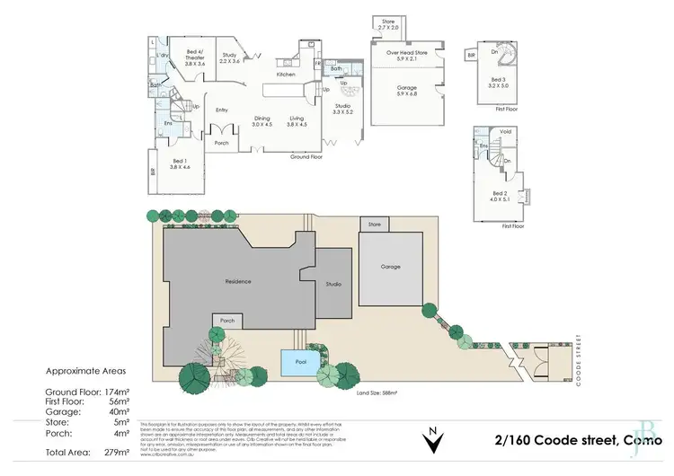 Floorplan of Homely house listing, 2/160 Coode Street, Como WA 6152