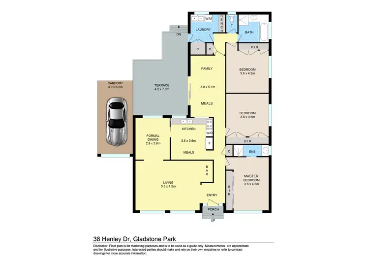 Floorplan of Homely house listing, 38 Henley Drive, Gladstone Park VIC 3043
