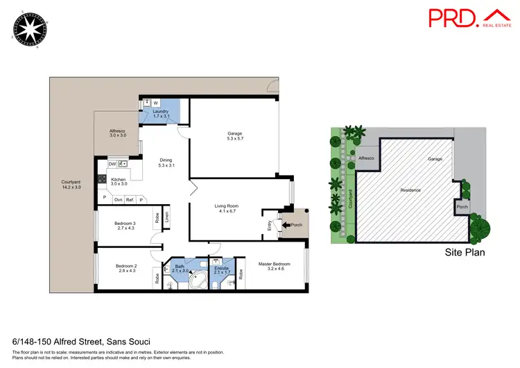 Floorplan of Homely villa listing, 6/148-150 Alfred Street, Sans Souci NSW 2219