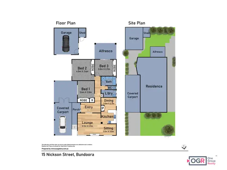 Floorplan of Homely house listing, 15 Nickson Street, Bundoora VIC 3083