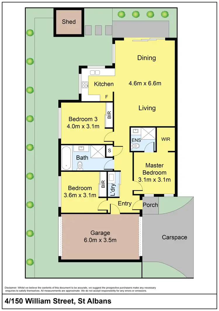 Floorplan of Homely house listing, 4/150 William Street, St Albans VIC 3021