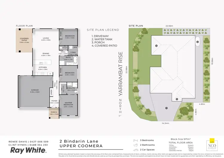 Floorplan of Homely house listing, 2 Bindarin Lane, Upper Coomera QLD 4209