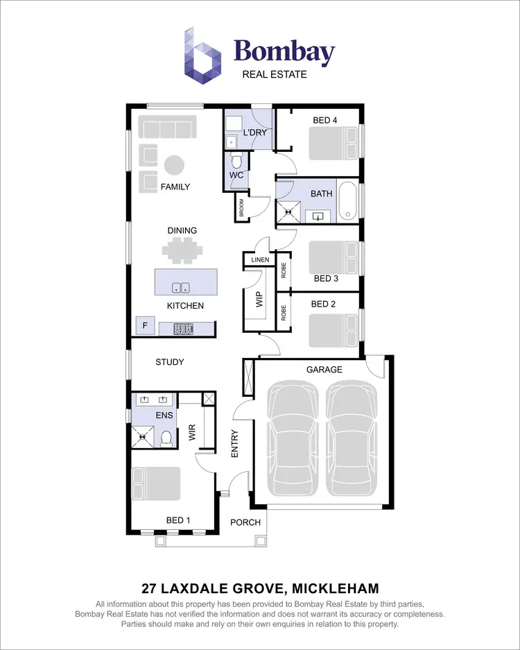 Floorplan of Homely house listing, 27 Laxdale Grove, Mickleham VIC 3064