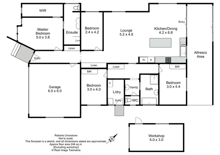 Floorplan of Homely house listing, 35 Bowman Drive, Penguin TAS 7316