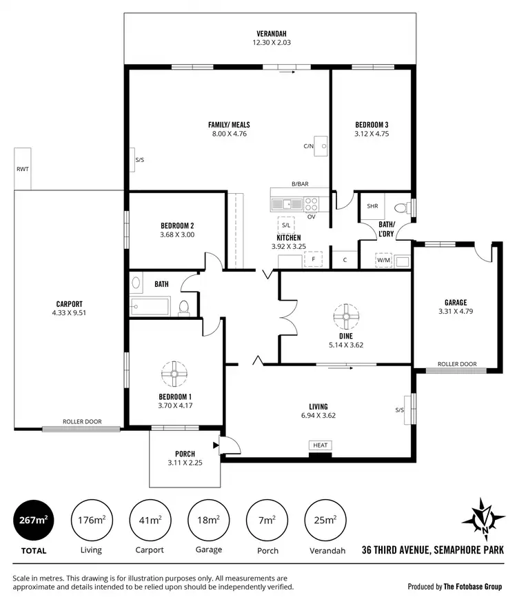 Floorplan of Homely house listing, 36 Third Avenue, Semaphore Park SA 5019