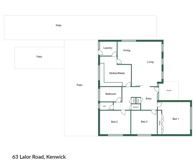 Floorplan of Homely house listing, 63 Lalor Road, Kenwick WA 6107