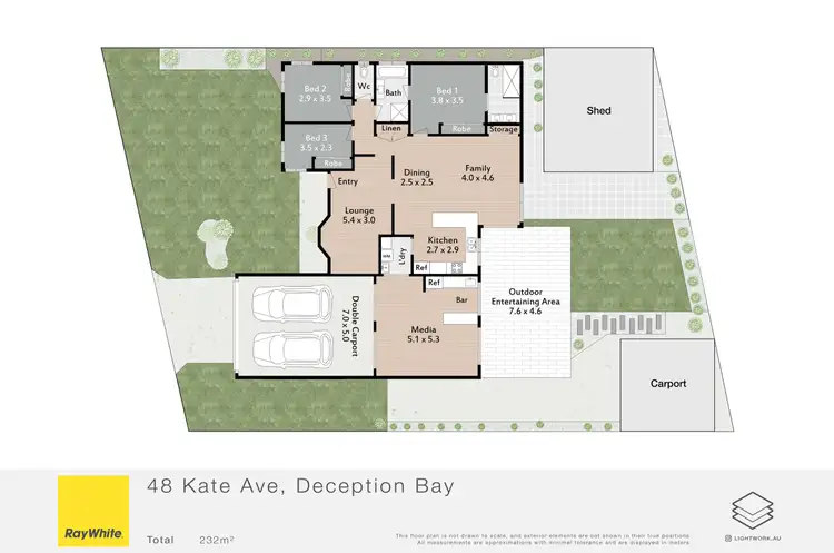 Floorplan of Homely house listing, 48 Kate Avenue, Deception Bay QLD 4508