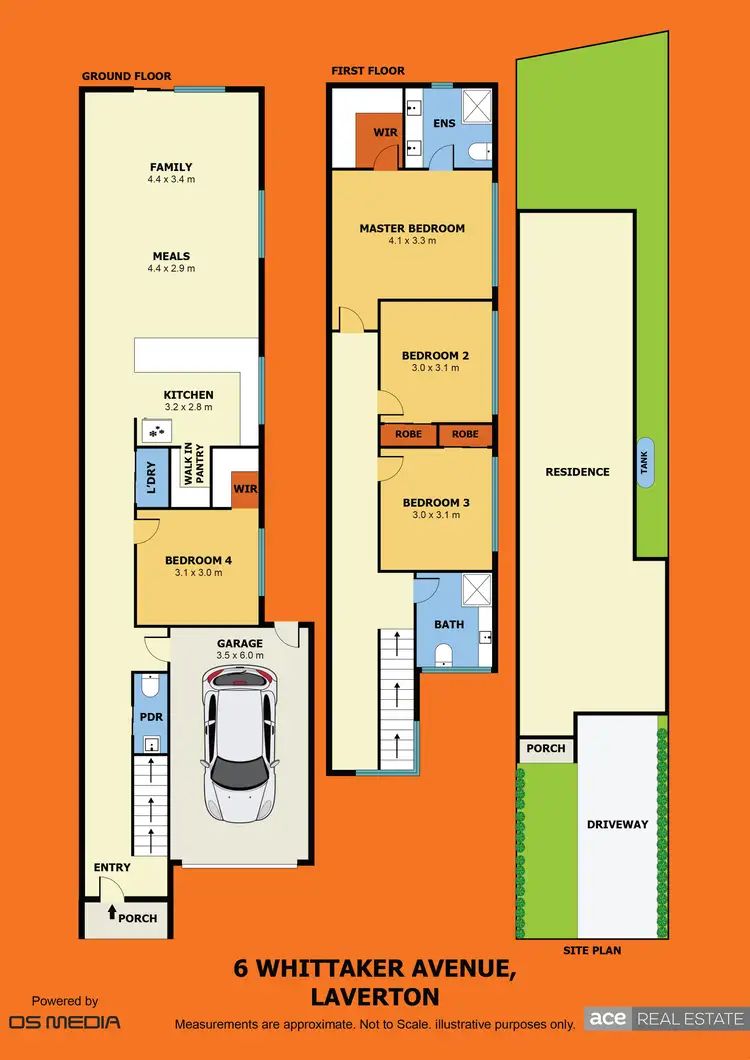 Floorplan of Homely townhouse listing, 6 Whittaker Avenue, Laverton VIC 3028