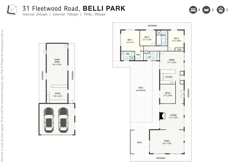 Floorplan of Homely house listing, 31 Fleetwood Road, Belli Park QLD 4562