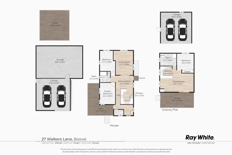 Floorplan of Homely house listing, 27 Walkers Lane, Booval QLD 4304