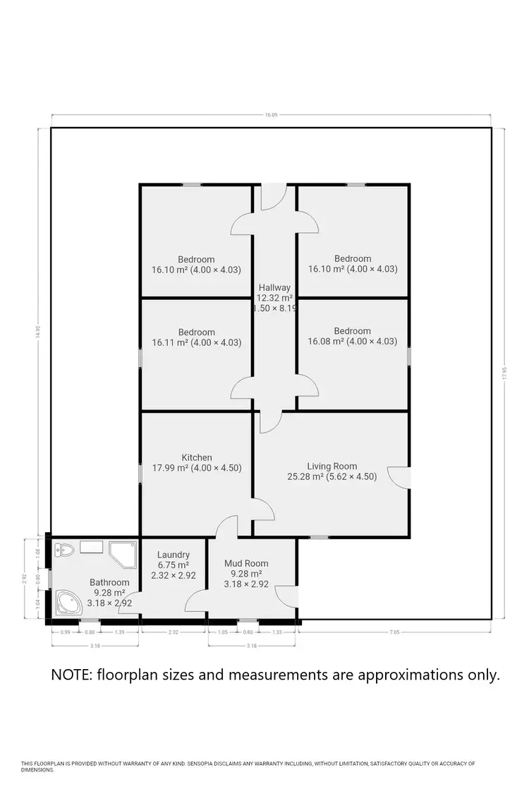 Floorplan of Homely rural property listing, 'The Cedars' Schmidts Road, Temora NSW 2666
