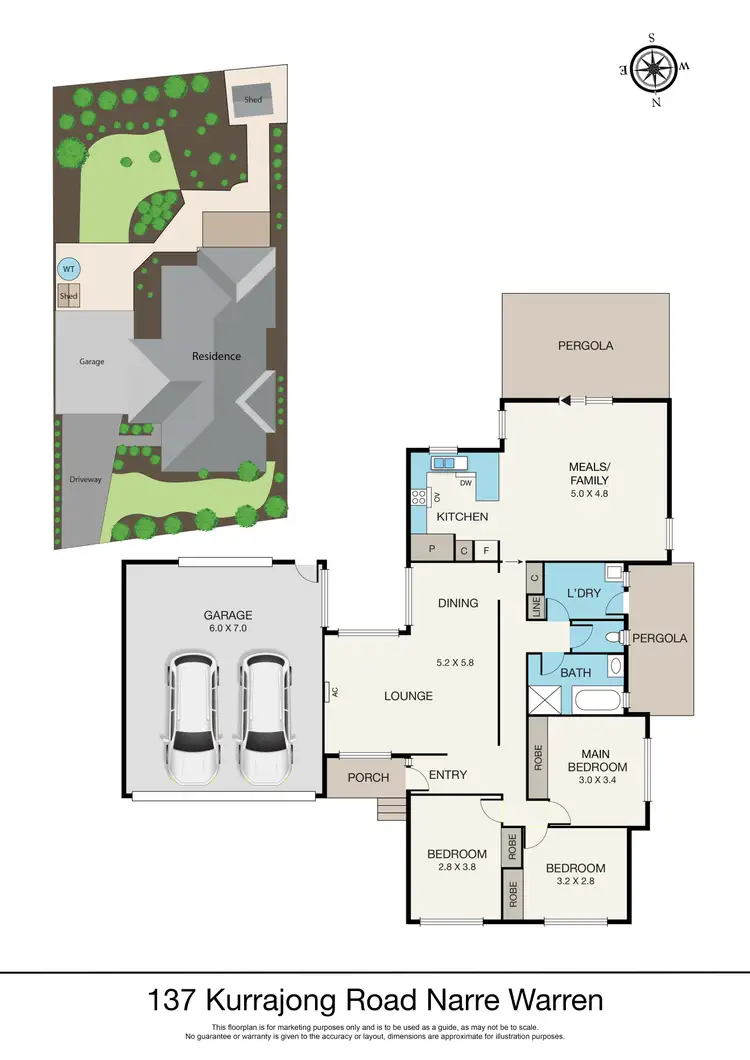 Floorplan of Homely house listing, 137 Kurrajong Road, Narre Warren VIC 3805